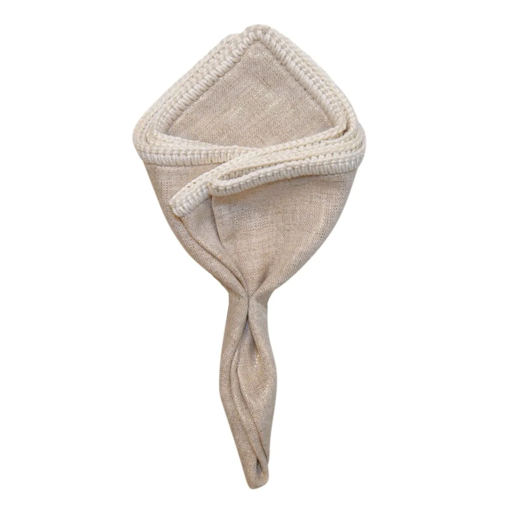 Golden Khaki With Off White Signature Border sold by Sebastian Cruz Couture