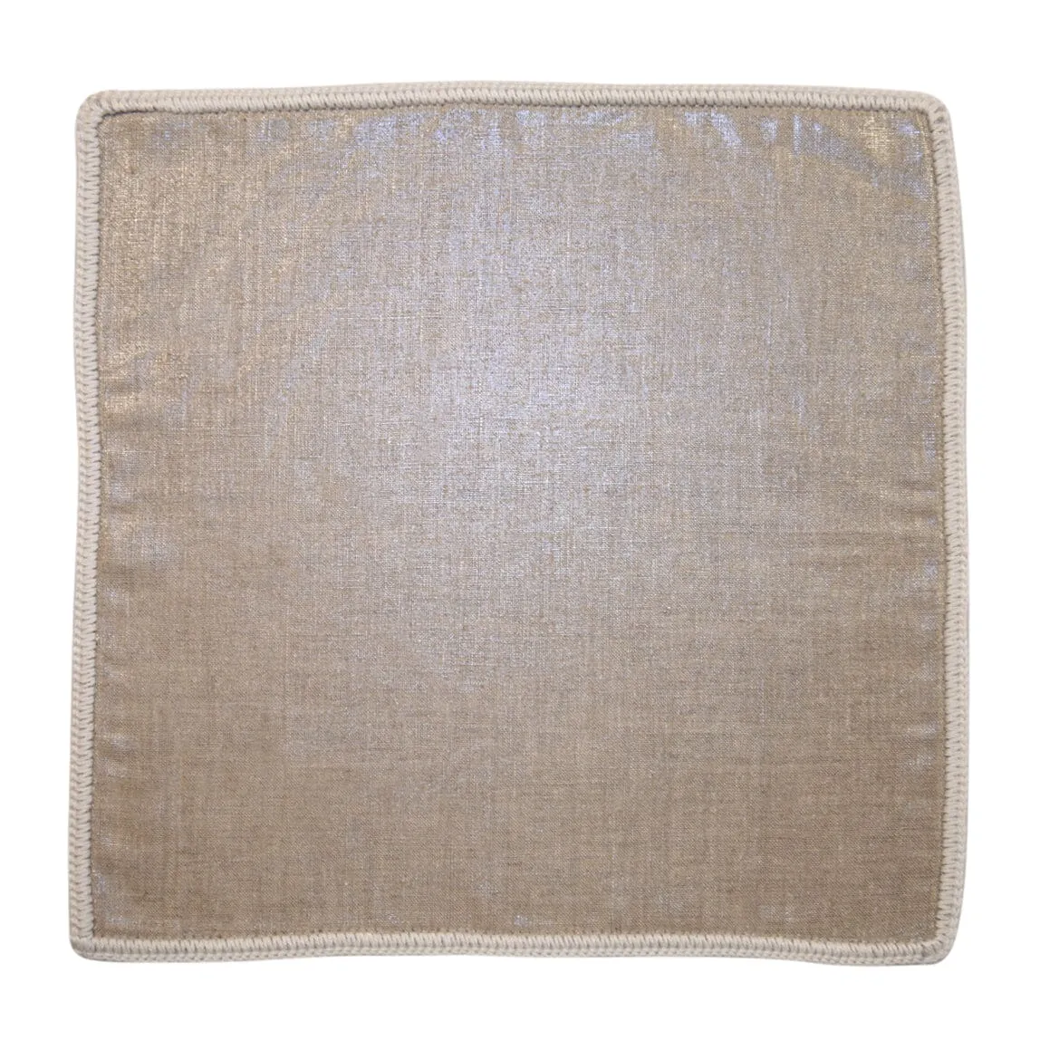 Golden Khaki With Off White Signature Border sold by Sebastian Cruz Couture product image thumbnail 2