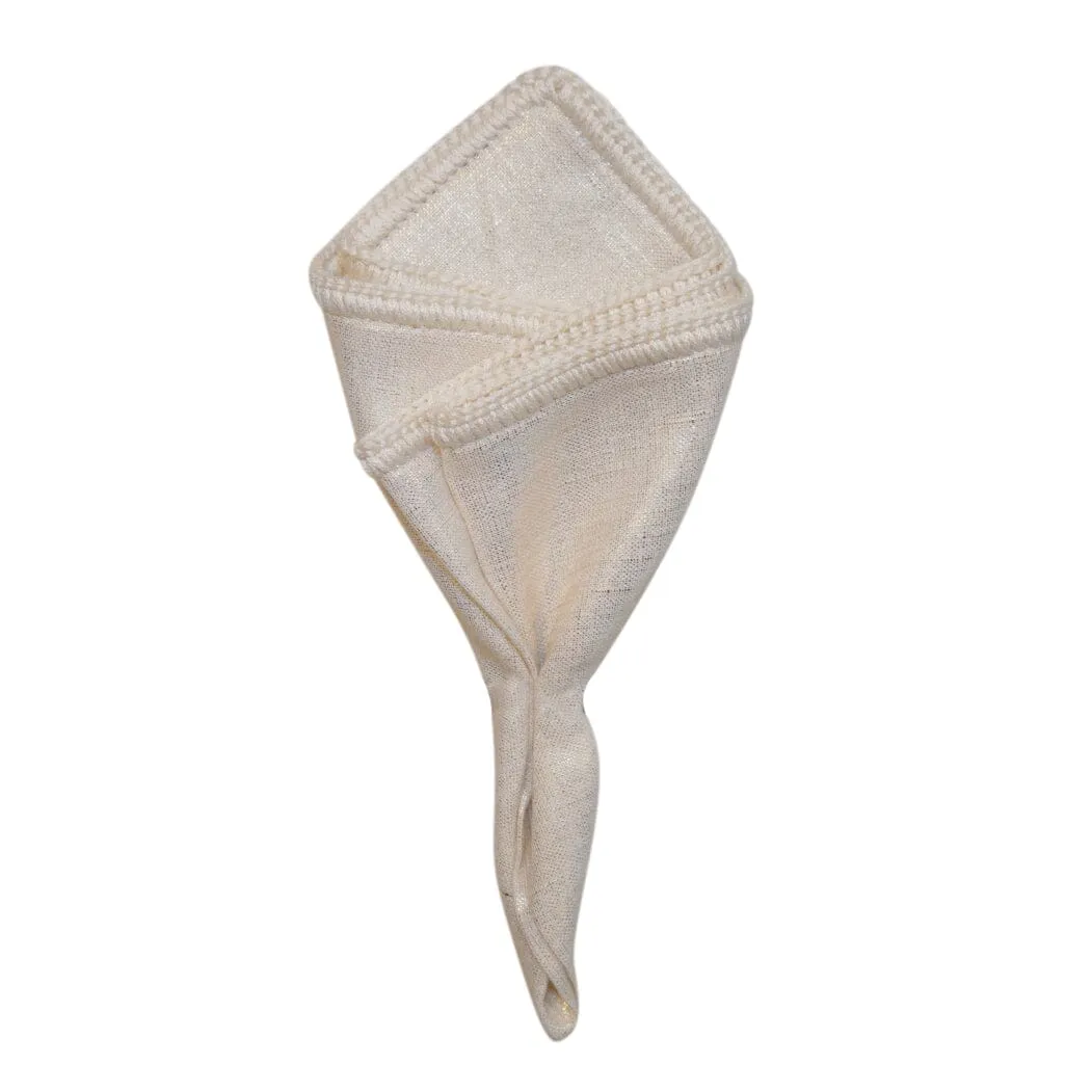 Golden Latte With Ivory Border sold by Sebastian Cruz Couture