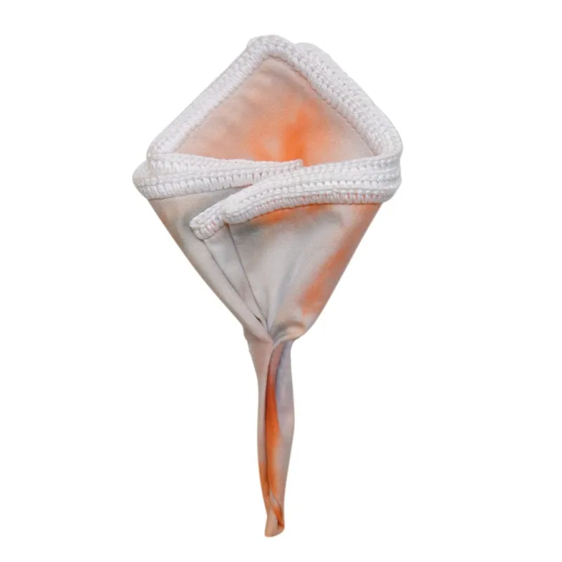 Peach Acquerello With White Signature Border sold by Sebastian Cruz Couture