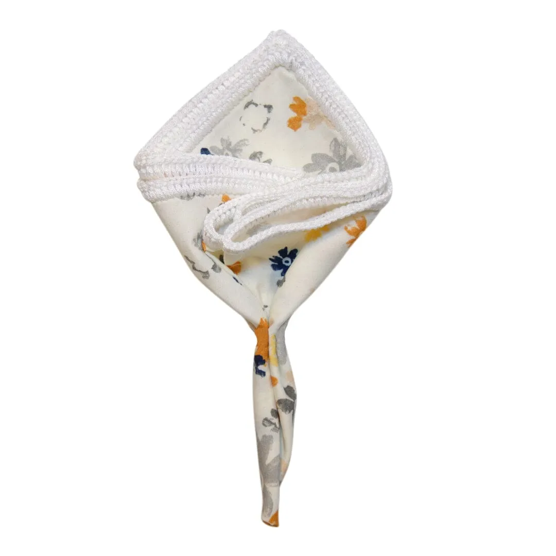 Multi Marigold With White Signature Border sold by Sebastian Cruz Couture