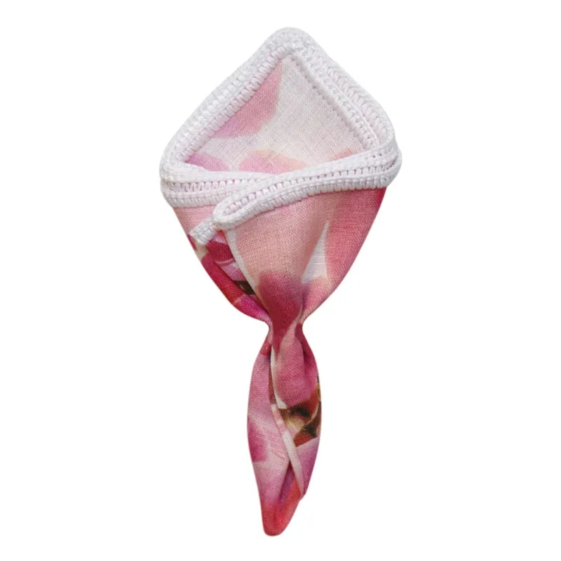 Pink Orchid With White Signature Border sold by Sebastian Cruz Couture