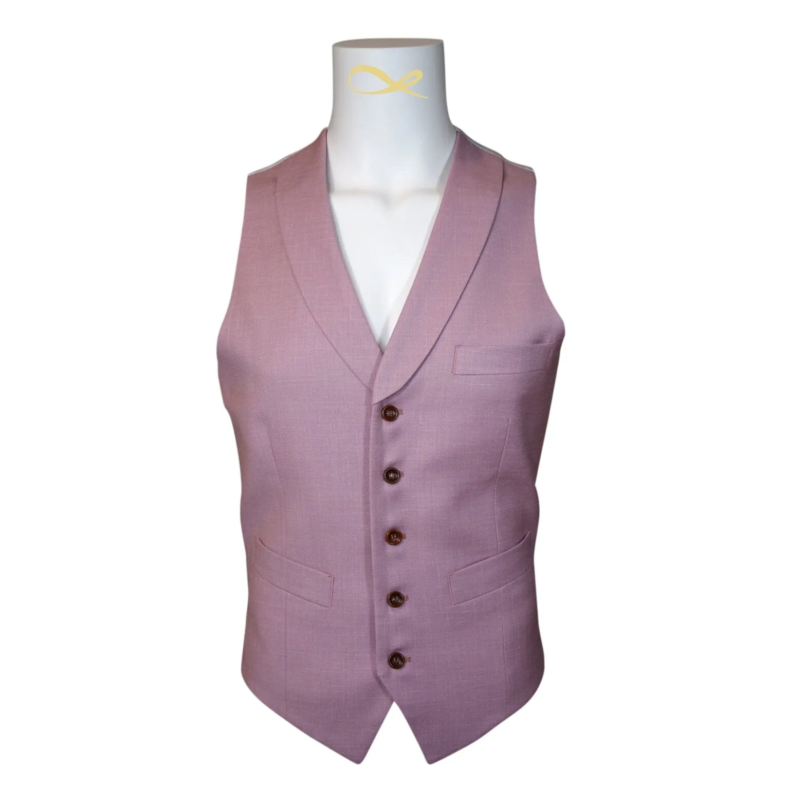 Lavender Hampton Ciottoli Waistcoat sold by Sebastian Cruz Couture product image thumbnail 2