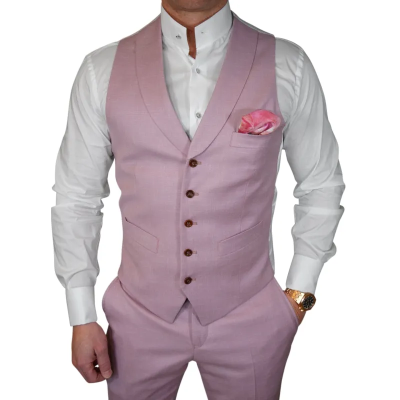 Lavender Hampton Ciottoli Waistcoat sold by Sebastian Cruz Couture