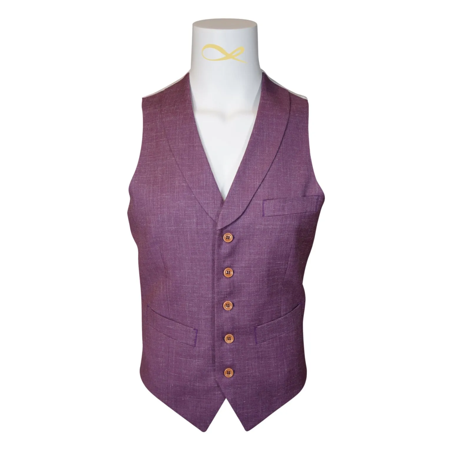 Concord Hampton Ciottoli Waistcoat sold by Sebastian Cruz Couture product image thumbnail 2
