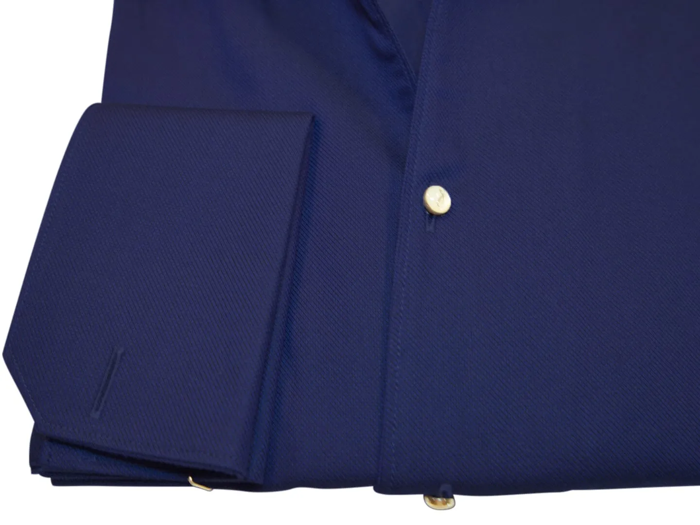 Blu Birdseye Solopezzo Dress Shirt sold by Sebastian Cruz Couture product image thumbnail 3