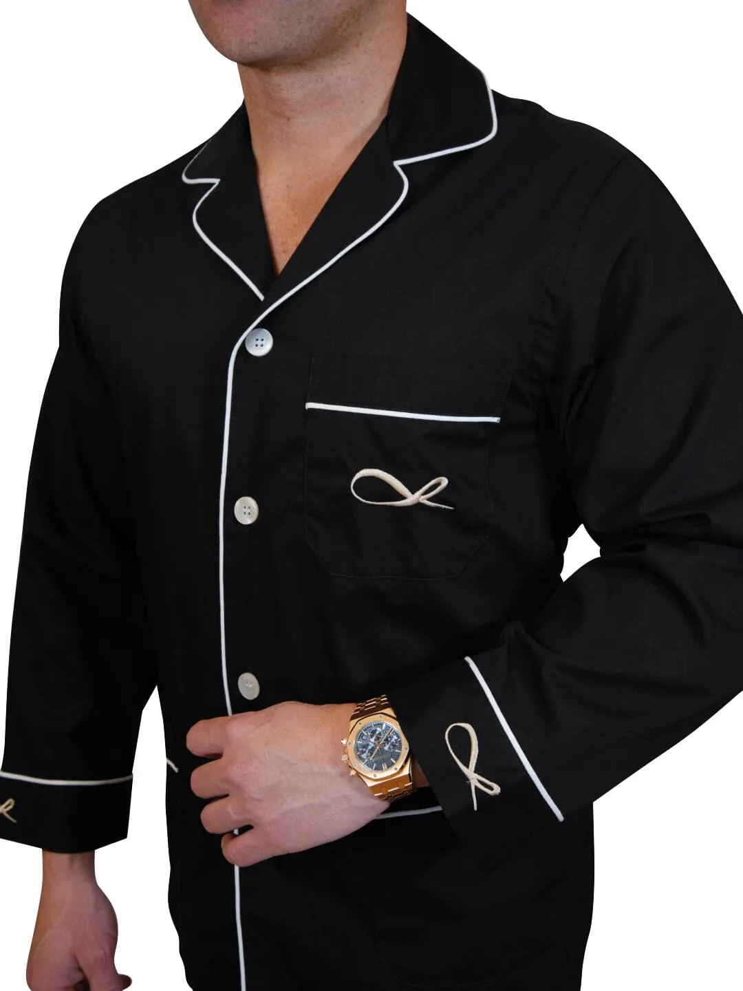 Rejuvenate Collection Pajama Set In Black sold by Sebastian Cruz Couture product image thumbnail 4