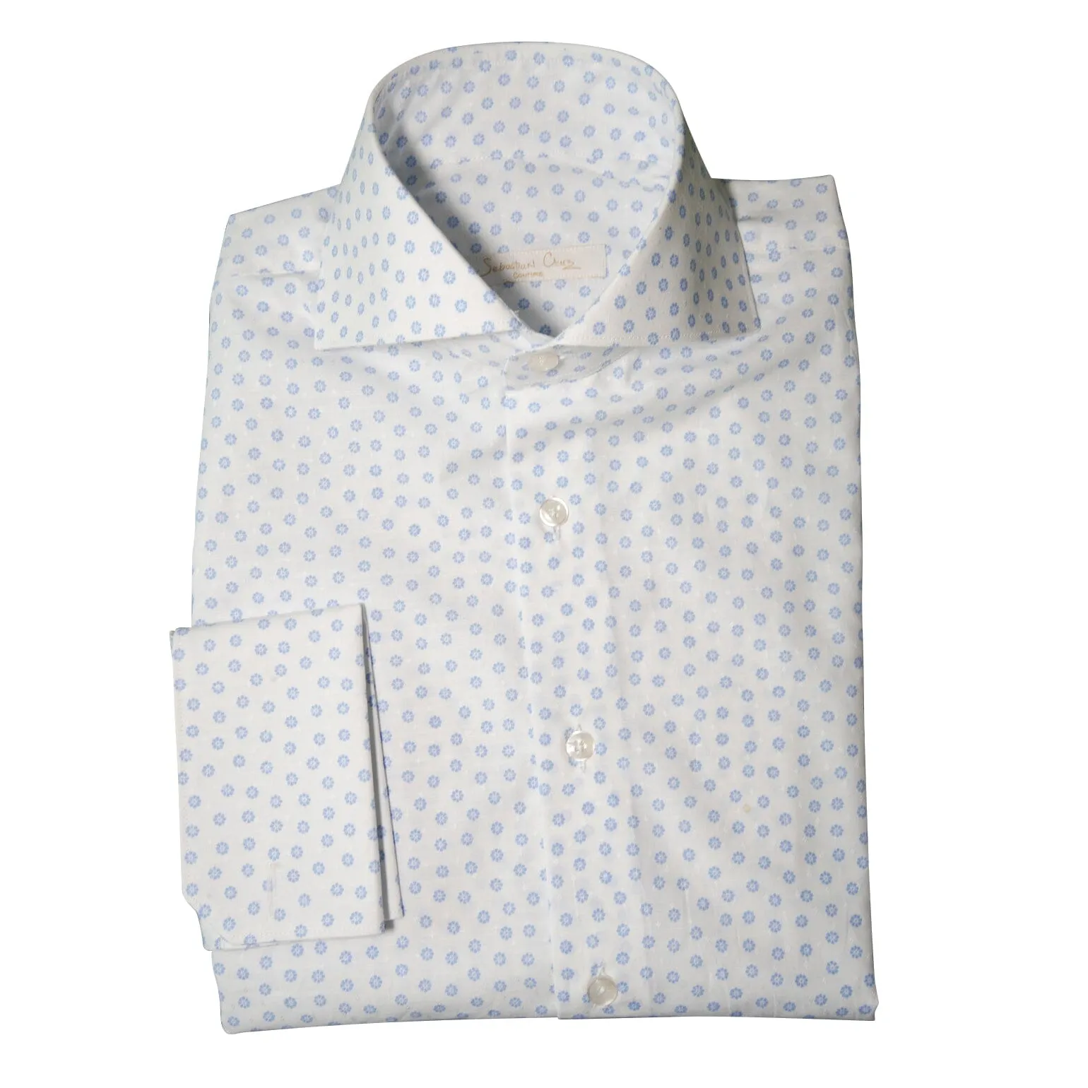 Bianco Daisy Dress Shirt sold by Sebastian Cruz Couture product image thumbnail 3