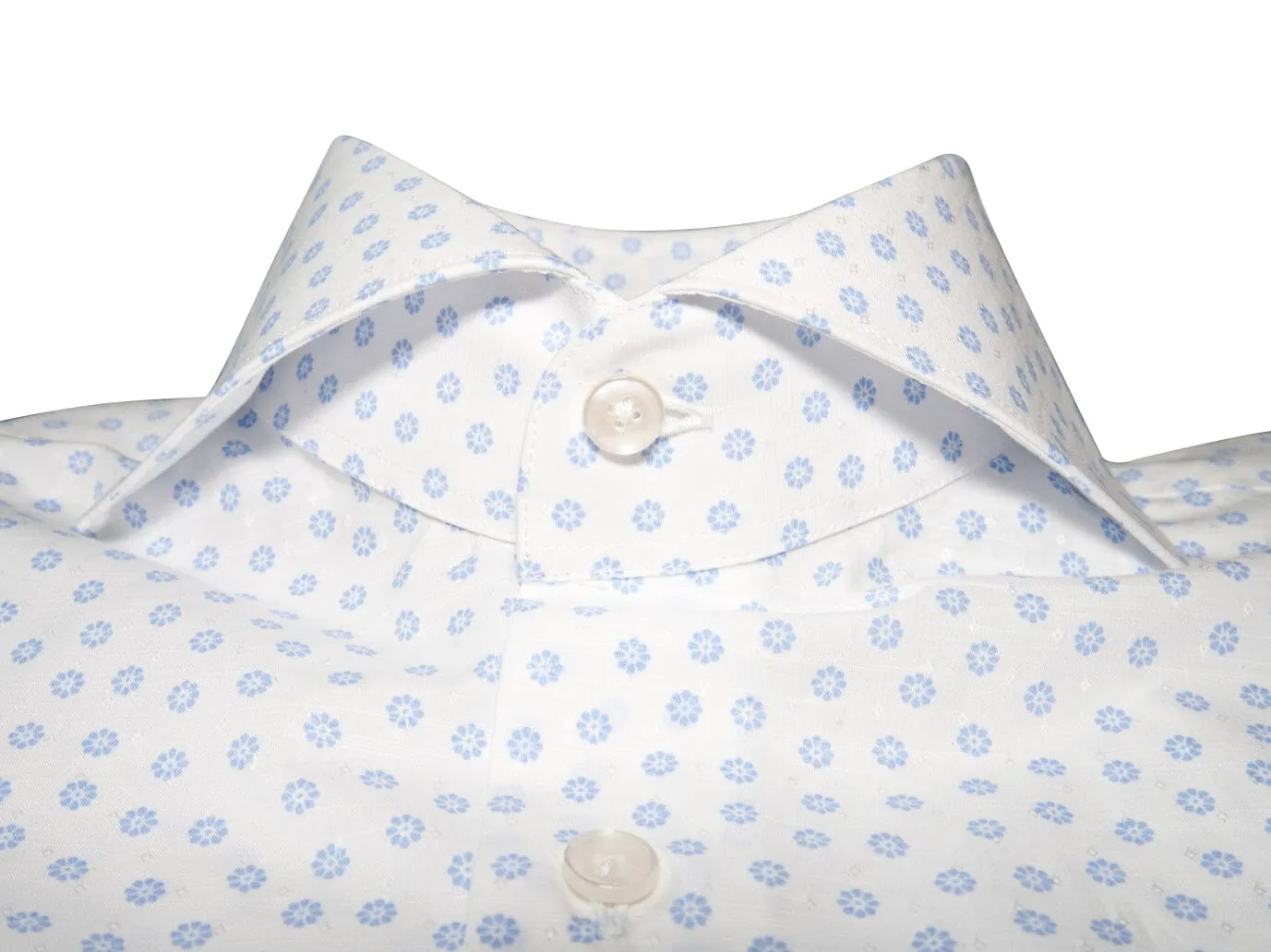 Bianco Daisy Dress Shirt sold by Sebastian Cruz Couture product image thumbnail 4