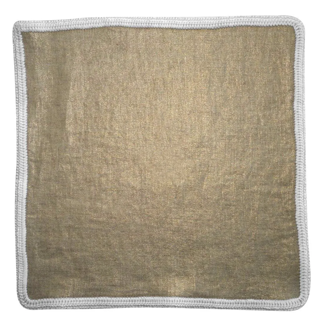 Golden Wheat With White And Snow Flake Border sold by Sebastian Cruz Couture product image thumbnail 2