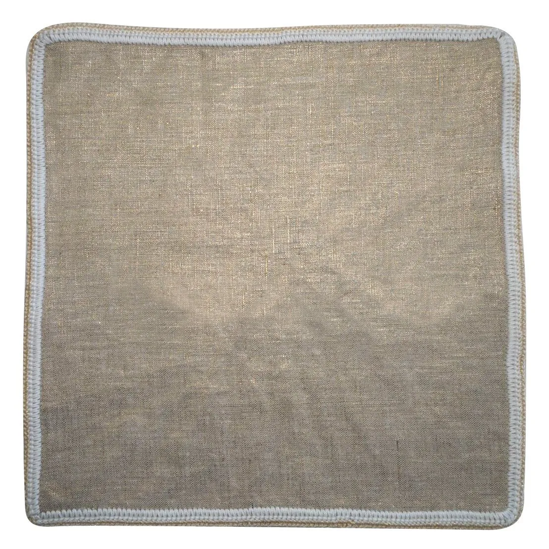 Golden Wheat With White And Ivory Flake Border sold by Sebastian Cruz Couture product image thumbnail 2