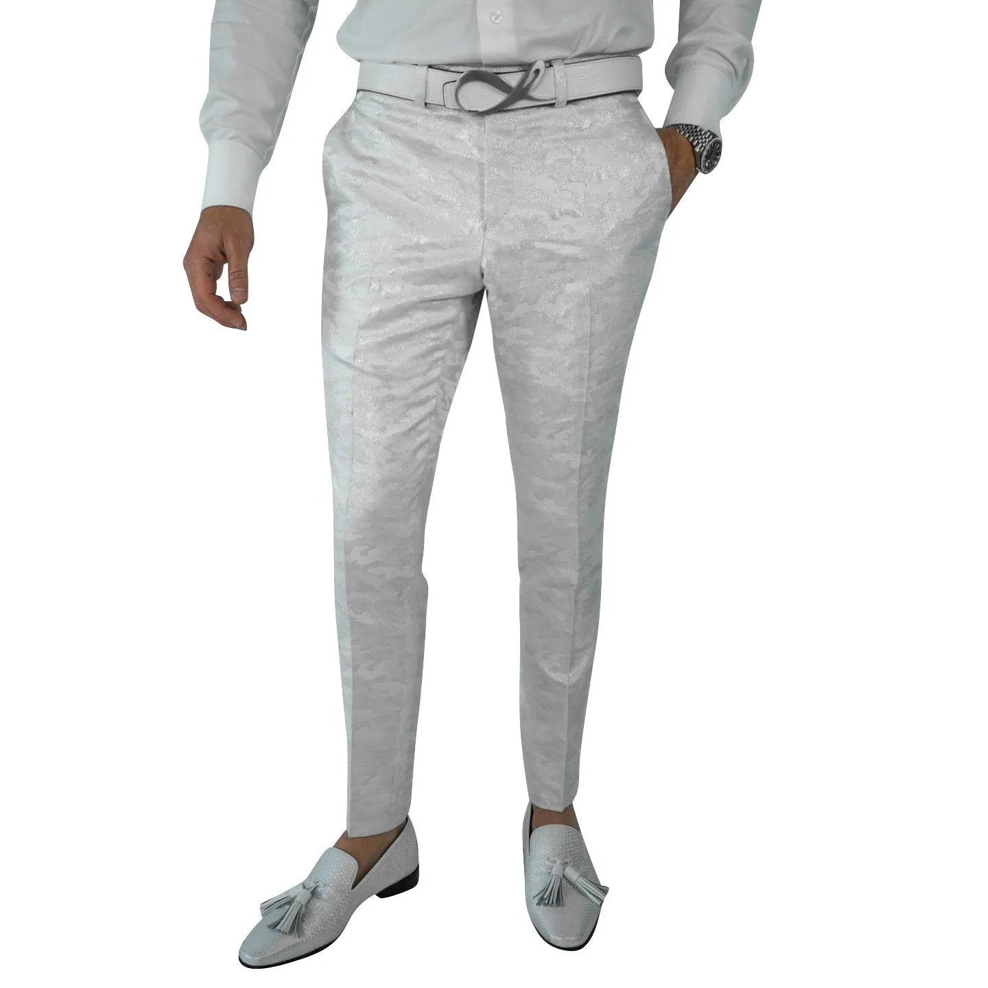 Sterling Camo Trousers sold by Sebastian Cruz Couture product image thumbnail 2