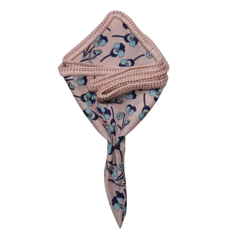 Pale pink Spruzzitano With Dusty Rose Signature Border sold by Sebastian Cruz Couture