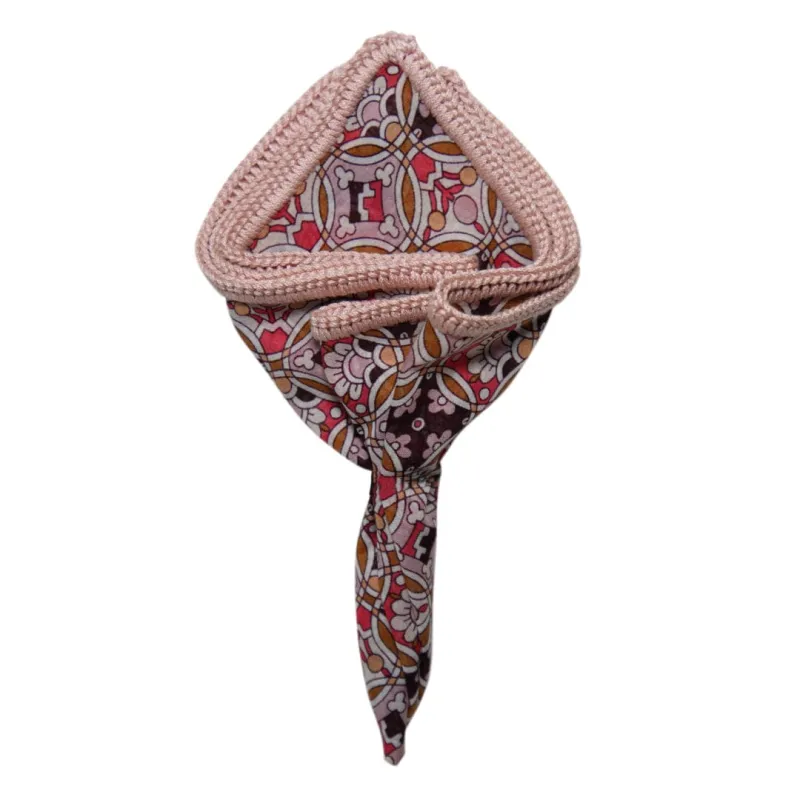 Taffy Talavera with Dusty Rose Signature Border sold by Sebastian Cruz Couture