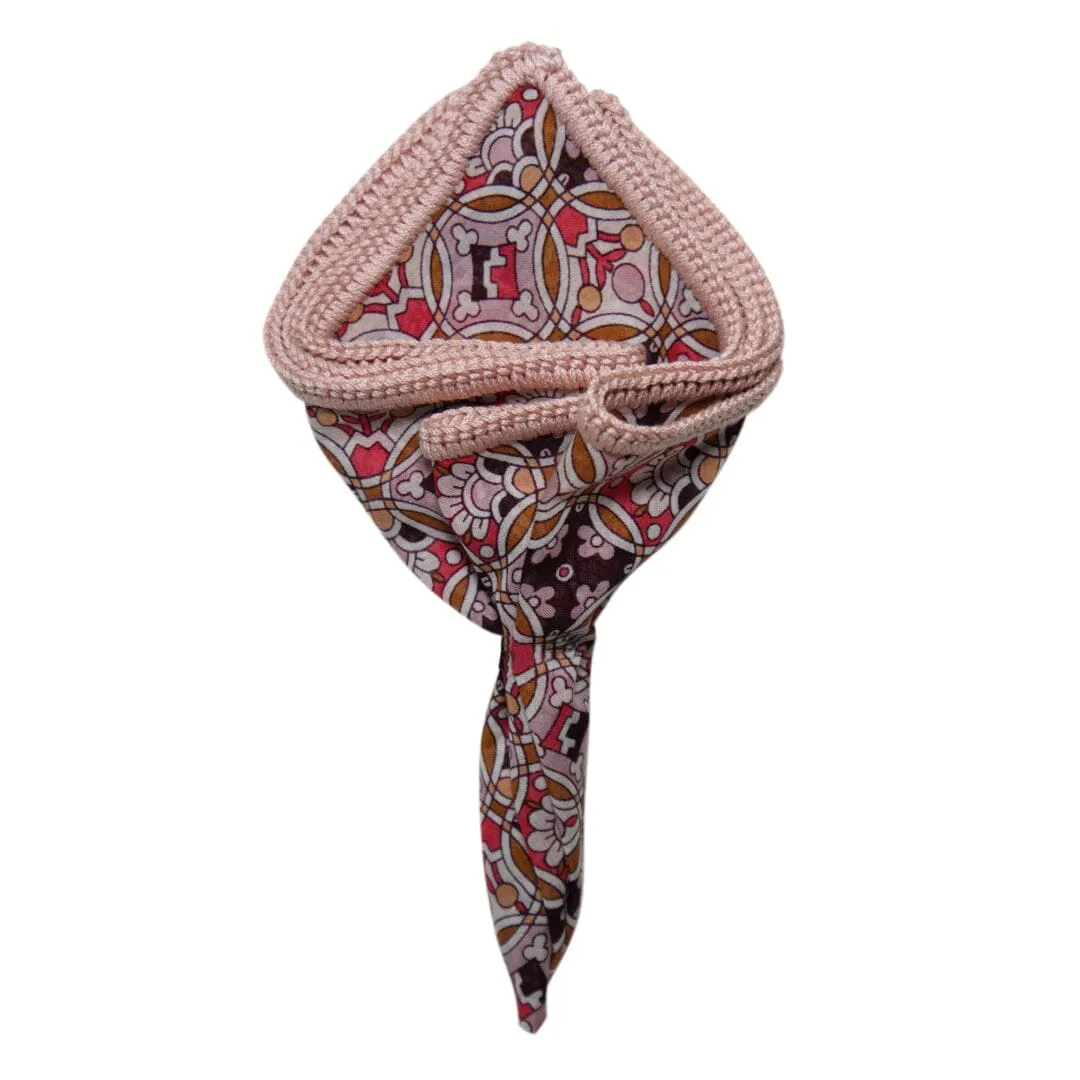 Taffy Talavera with Dusty Rose Signature Border sold by Sebastian Cruz Couture