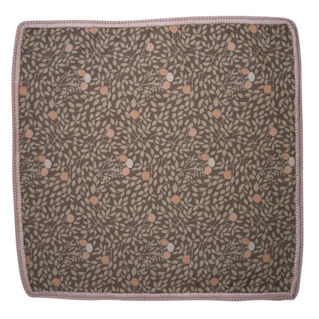 Moca Foglia with Dusty Rose Signature Border sold by Sebastian Cruz Couture product image thumbnail 2