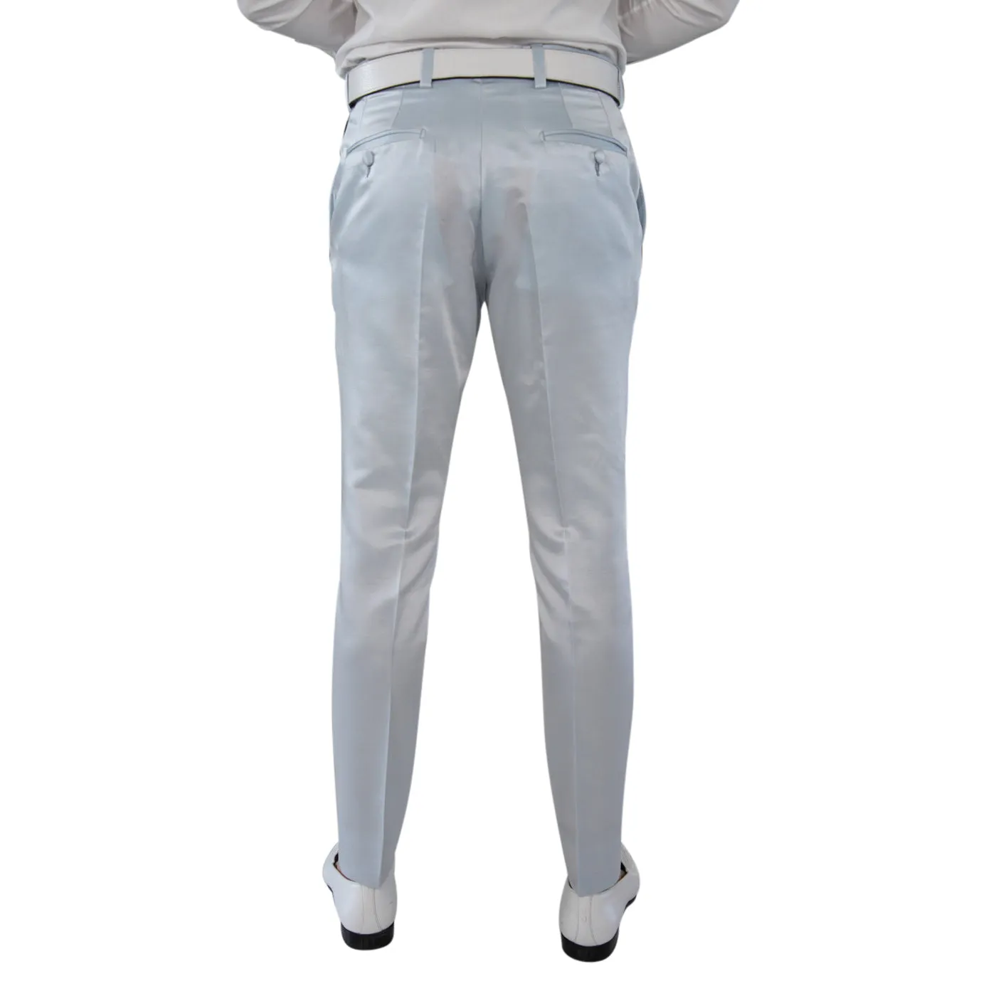 Blu Ghiaccio Trousers sold by Sebastian Cruz Couture product image thumbnail 3