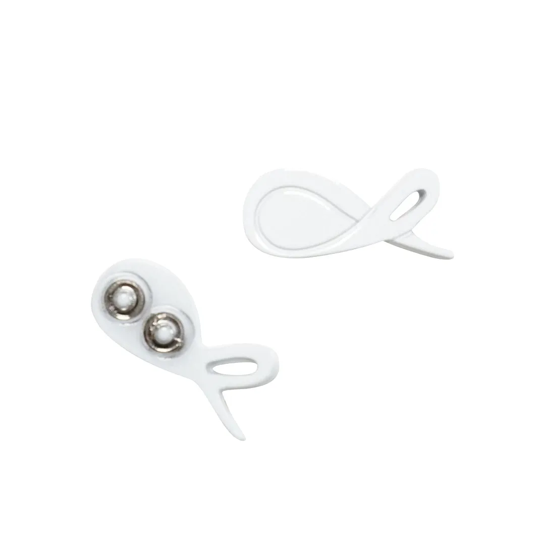 White Signature Shoe Hardware sold by Sebastian Cruz Couture product image thumbnail 2