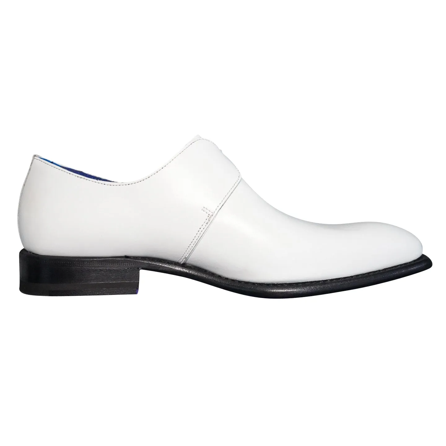 Bianco With Rose Gold Hardware Monk Strap sold by Sebastian Cruz Couture product image thumbnail 5