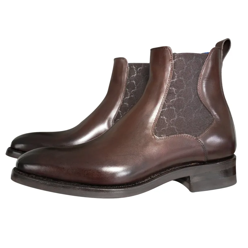 Cacao Chelsea Boots sold by Sebastian Cruz Couture