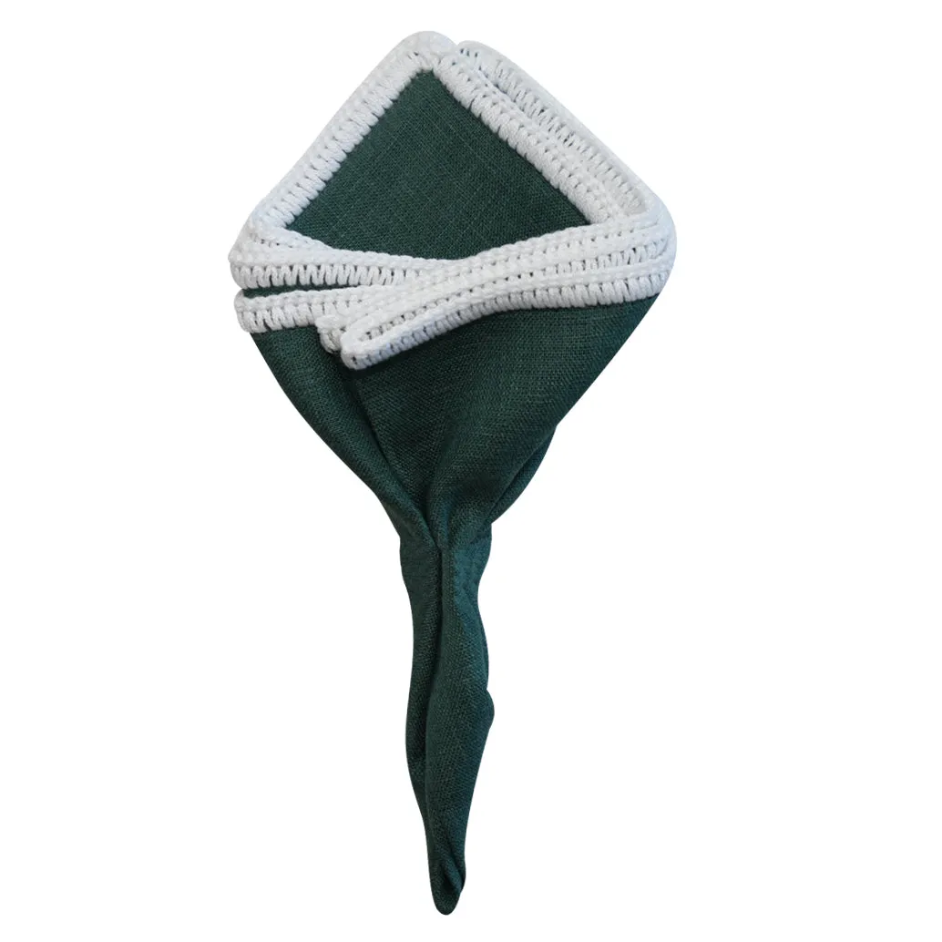 Forest Pino with White Signature Border sold by Sebastian Cruz Couture