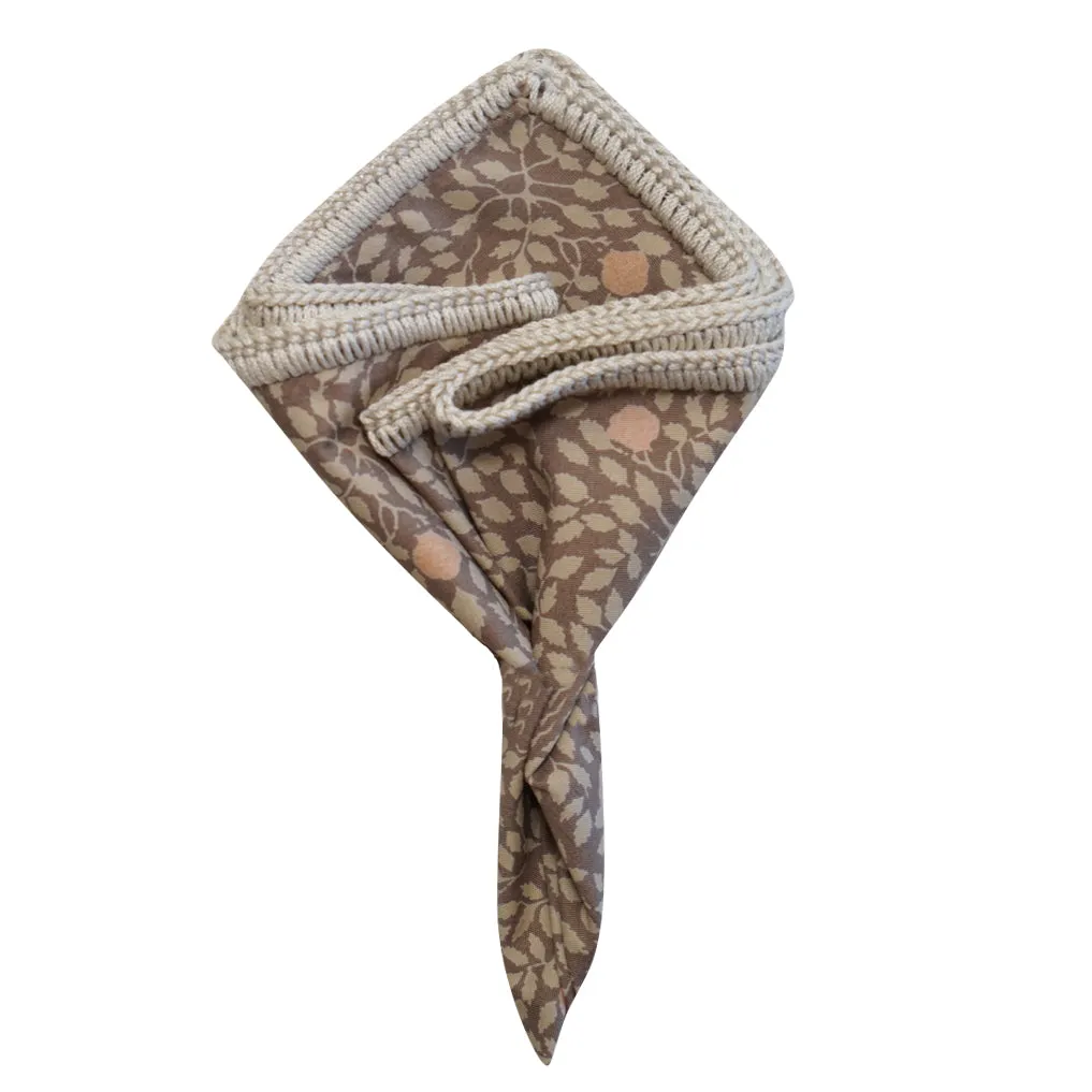 Moca Foglia with Wheat Signature Border sold by Sebastian Cruz Couture