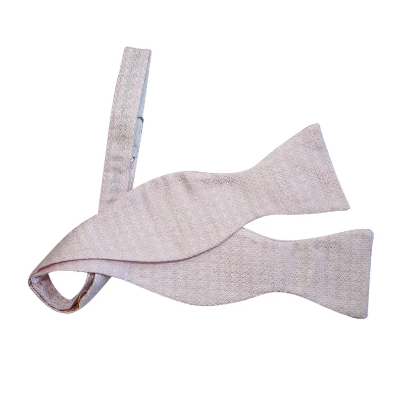 Pale Pink Brilla Classic Butterfly Bow Tie sold by Sebastian Cruz Couture