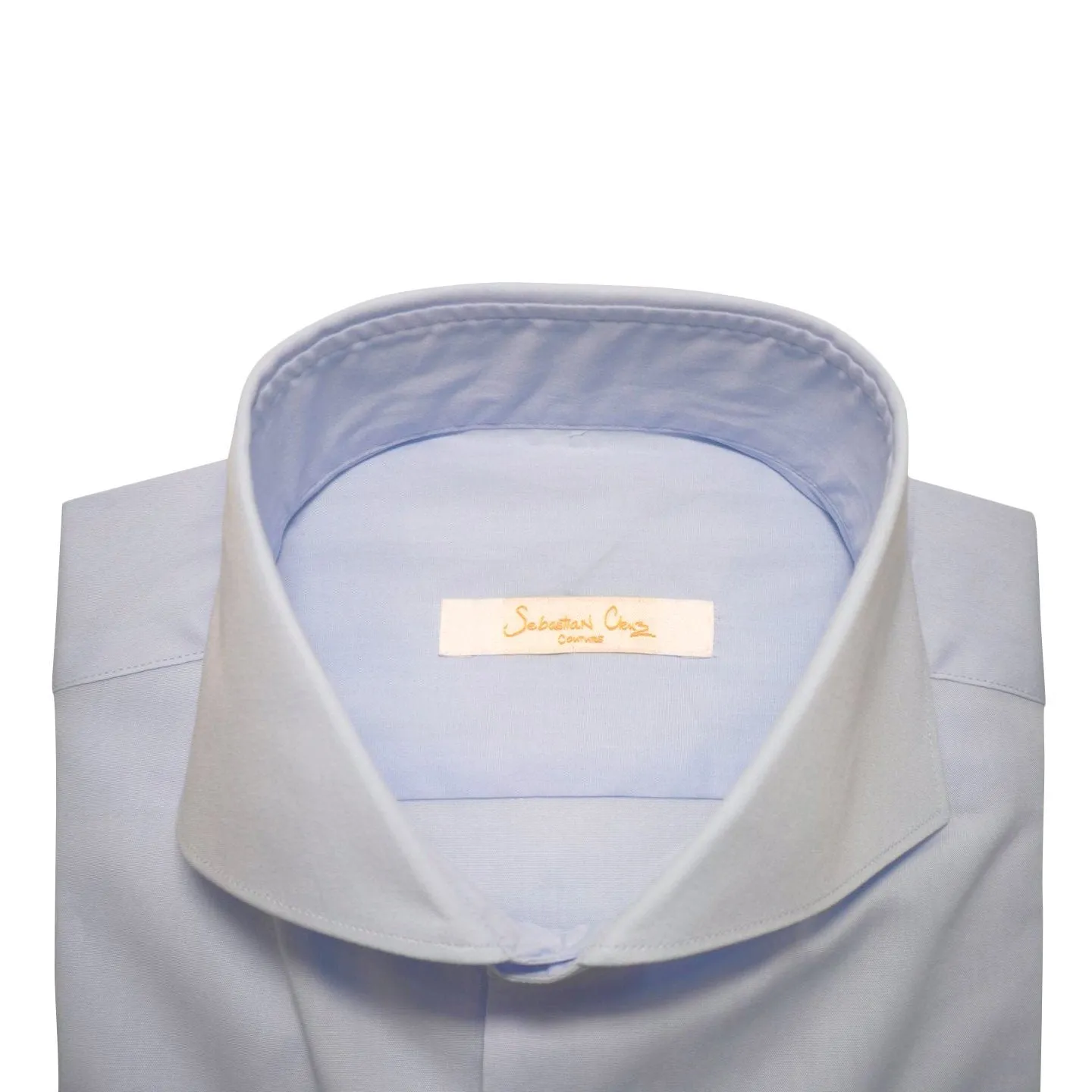 Sky Blue Twill Dress Shirt sold by Sebastian Cruz Couture product image thumbnail 3