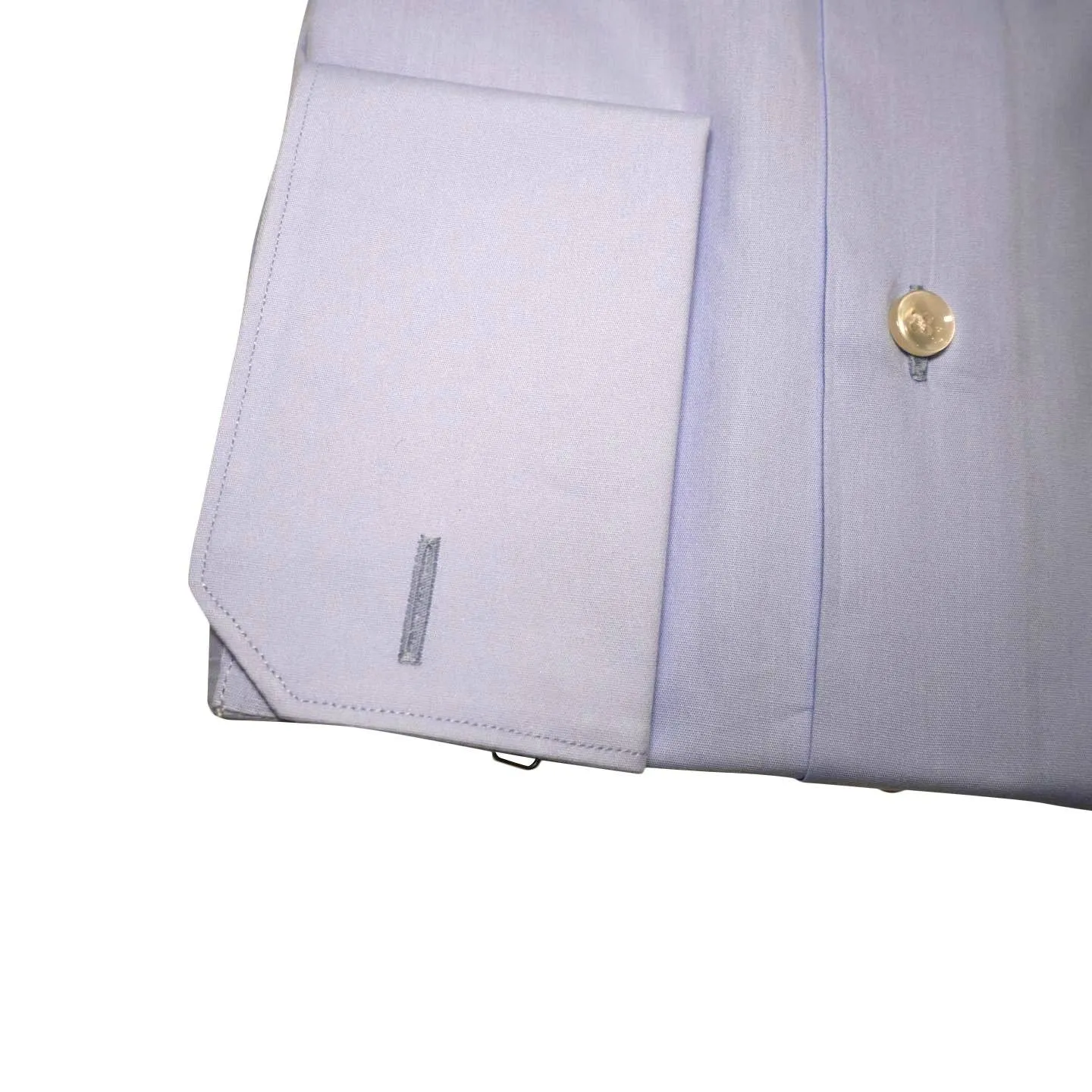 Sky Blue Twill Dress Shirt sold by Sebastian Cruz Couture product image thumbnail 5