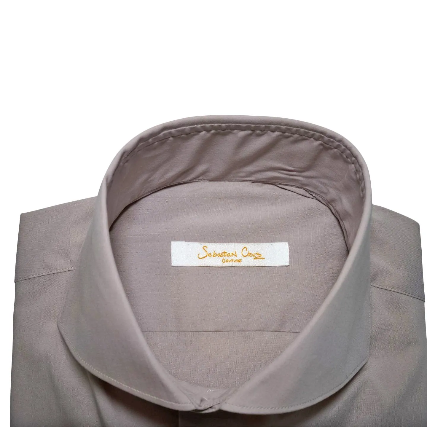 Brushed Nude Dress Shirt sold by Sebastian Cruz Couture product image thumbnail 4