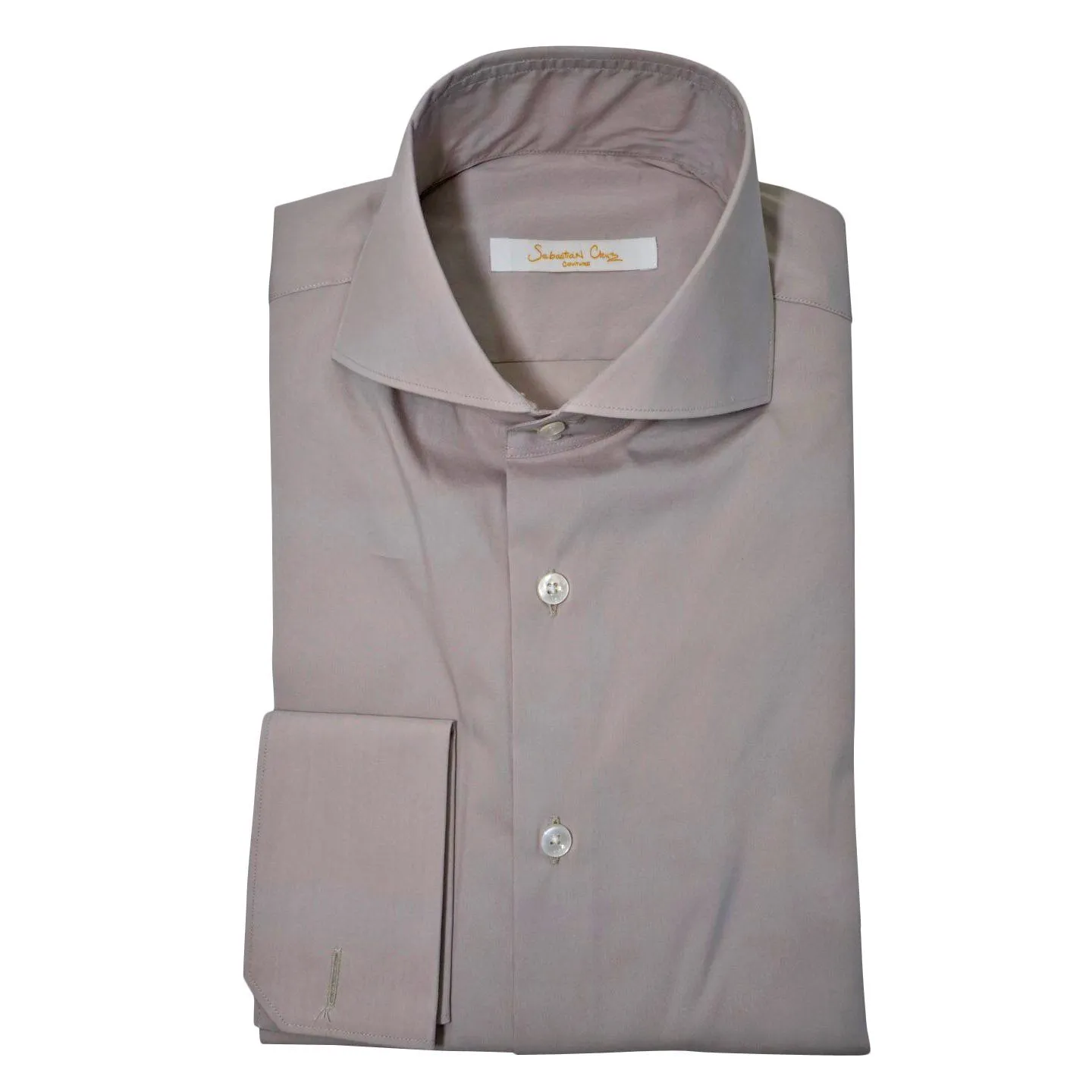 Brushed Nude Dress Shirt sold by Sebastian Cruz Couture product image thumbnail 2