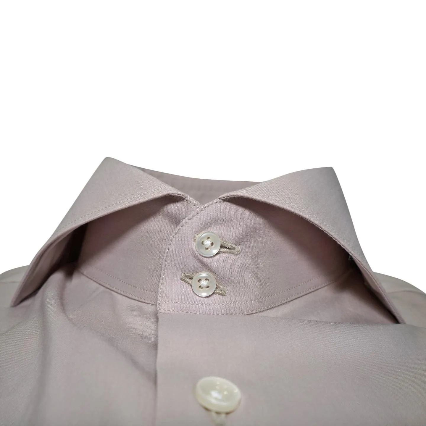 Brushed Nude Dress Shirt sold by Sebastian Cruz Couture product image thumbnail 3