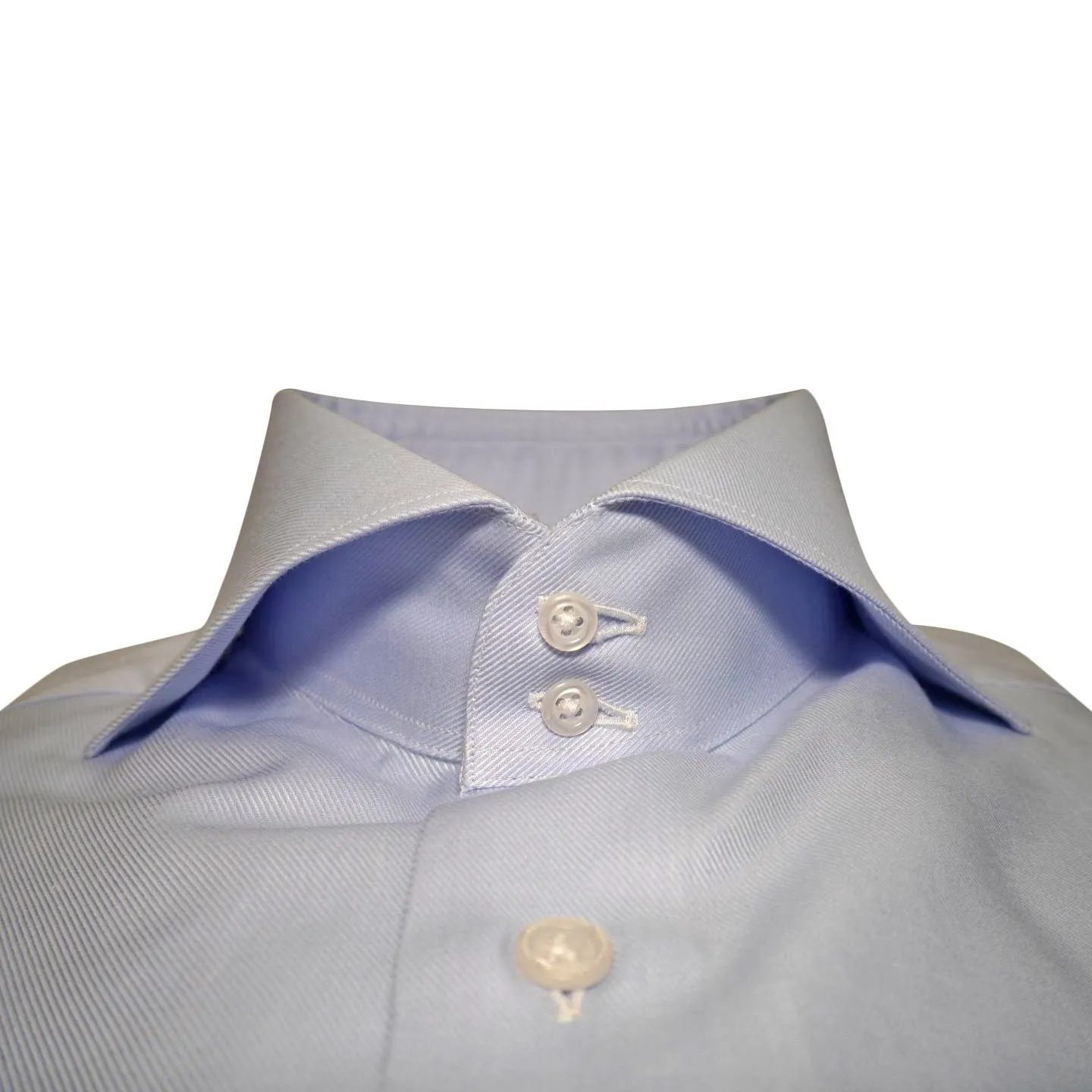 Light Blu Poplin Dress Shirt sold by Sebastian Cruz Couture product image thumbnail 3
