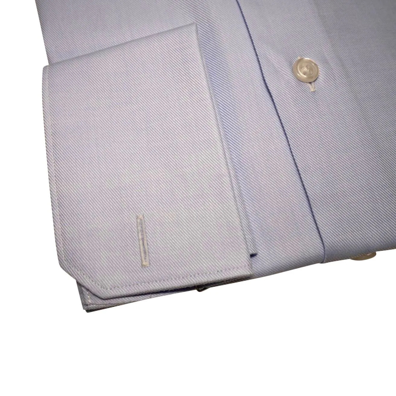 Light Blu Poplin Dress Shirt sold by Sebastian Cruz Couture product image thumbnail 5