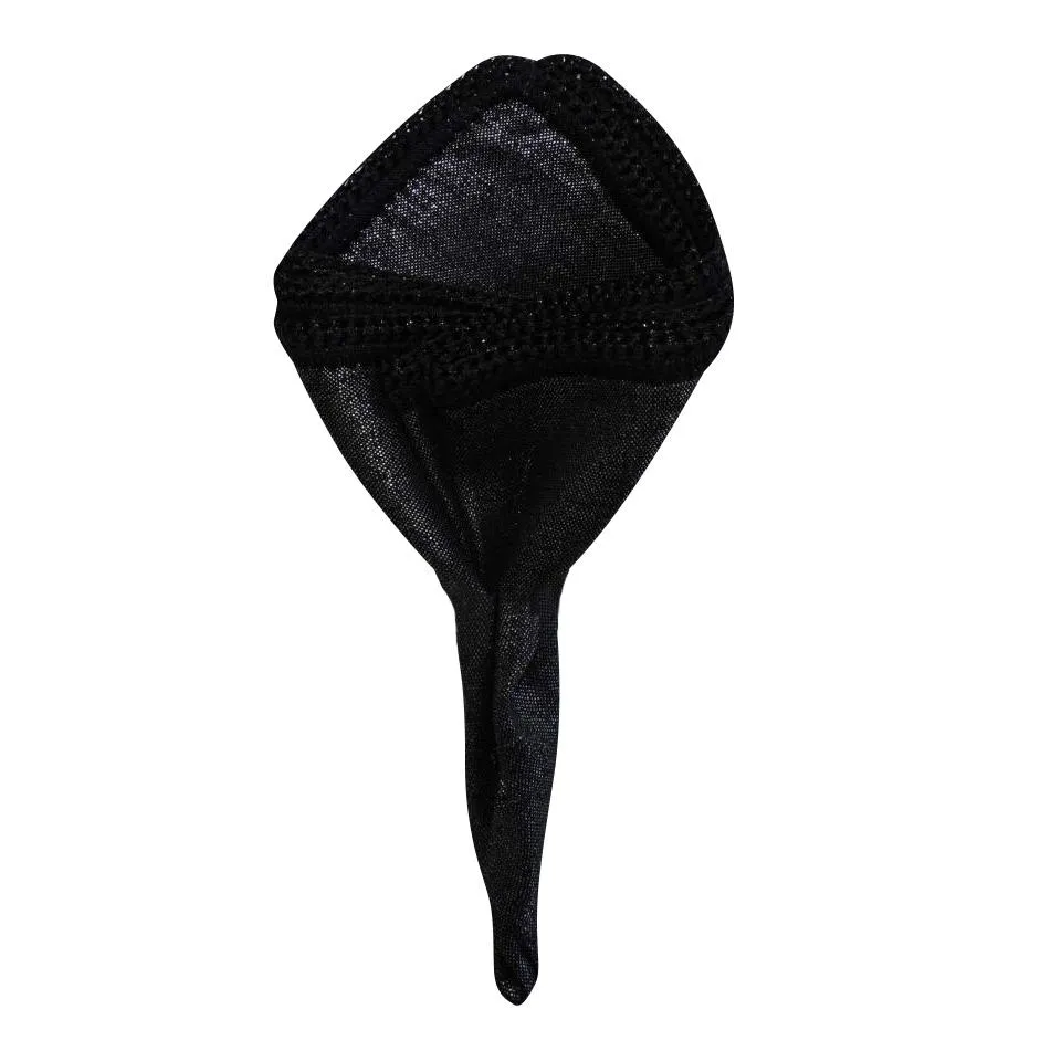 Black Pearl with Black Diamond Flake Signature Border sold by Sebastian Cruz Couture