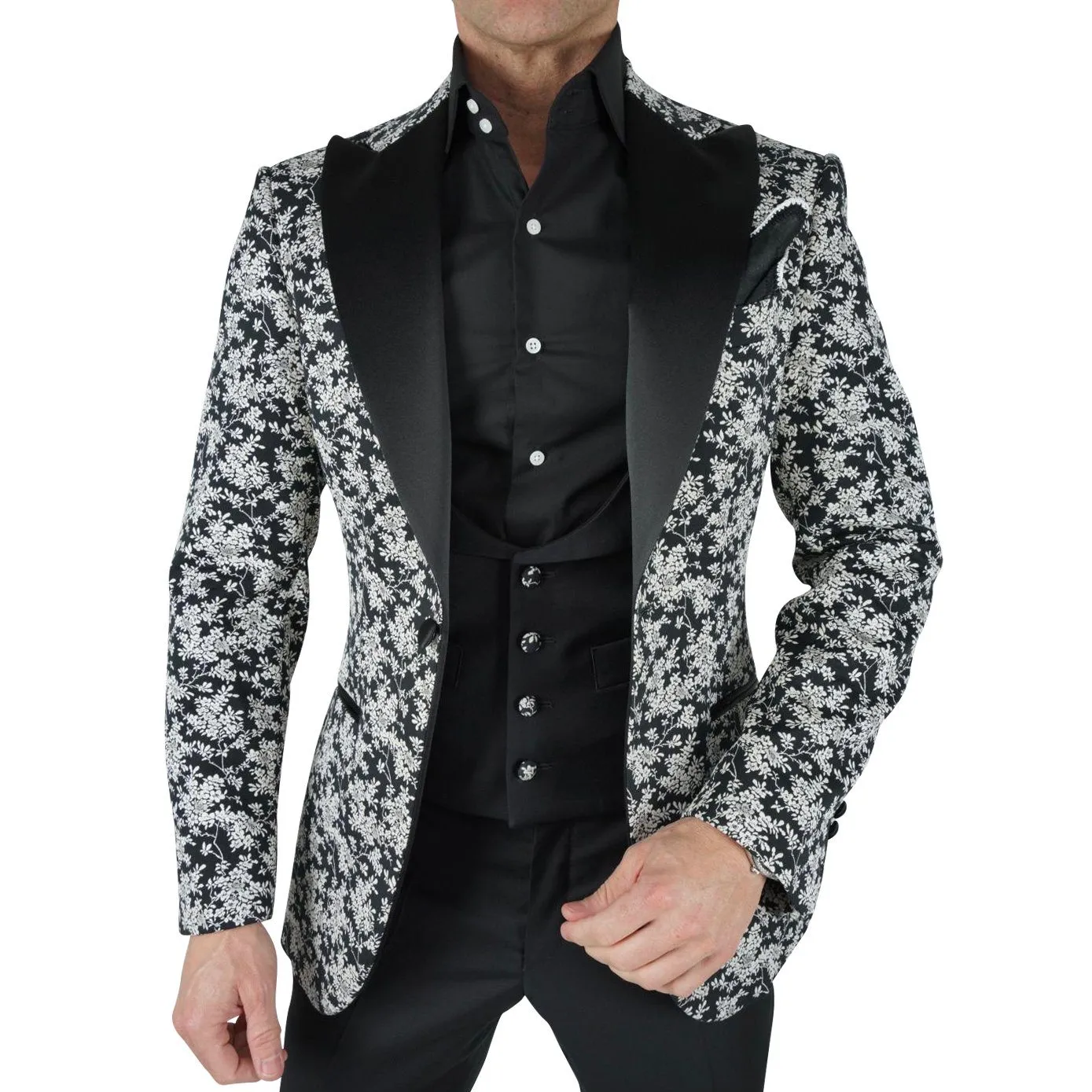 Black Gypso Bold Jacket sold by Sebastian Cruz Couture