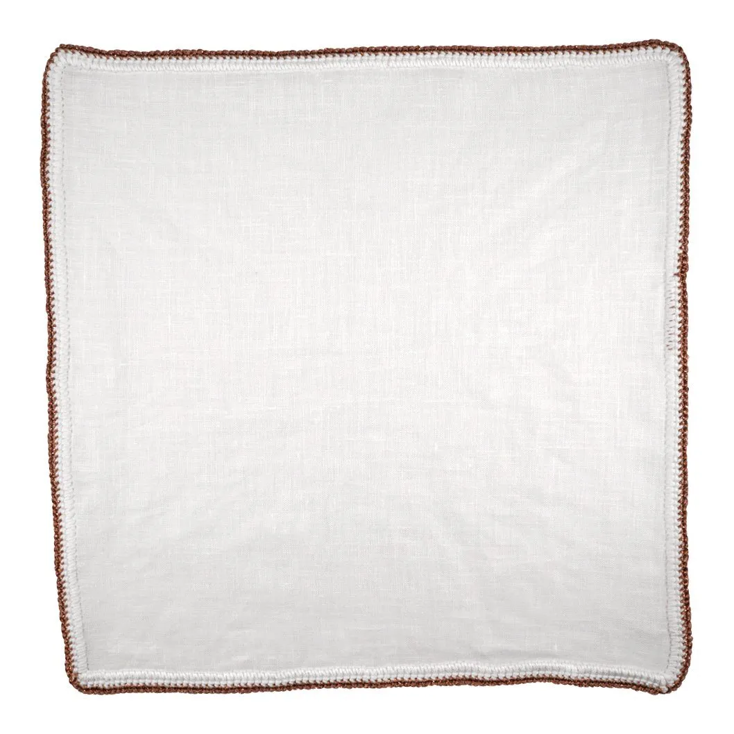 White Nieve With Rose Gold Flake Signature Border sold by Sebastian Cruz Couture product image thumbnail 2