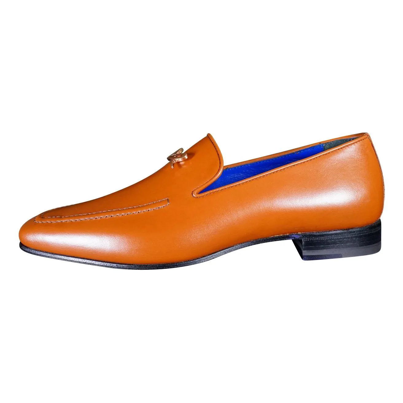 Caramello With Rose Gold Hardware Leather Loafers sold by Sebastian Cruz Couture product image thumbnail 5