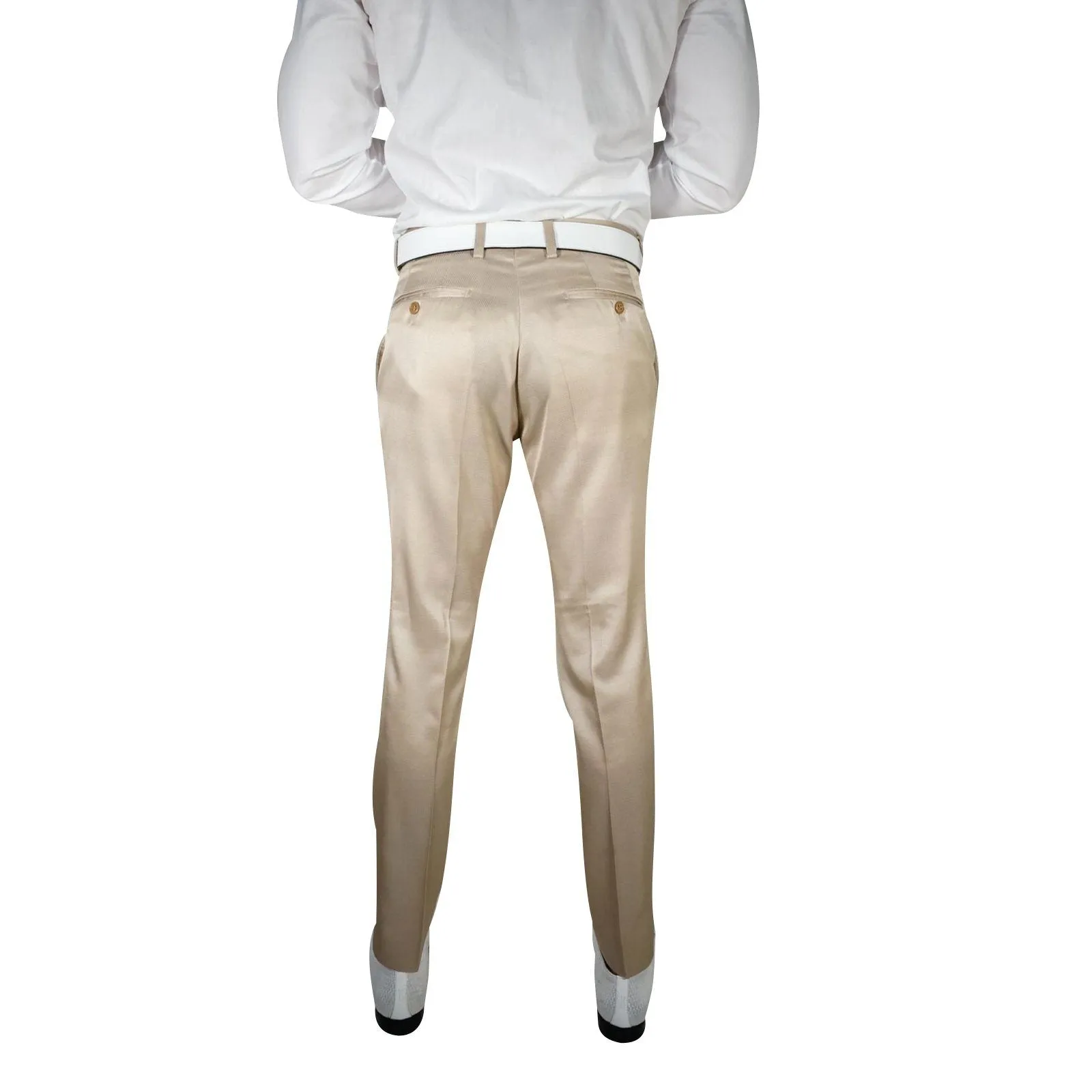 Champagne Oro Lucentezza Trousers sold by Sebastian Cruz Couture product image thumbnail 4