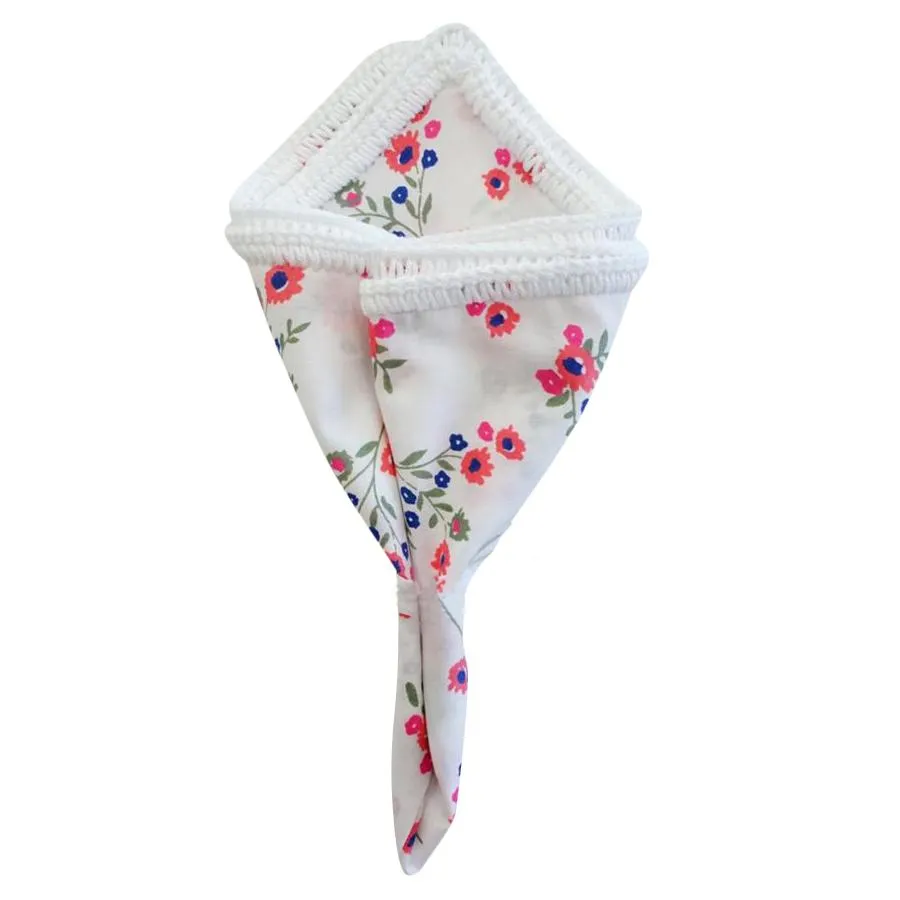 Strawberry Hamptons with White Signature Border sold by Sebastian Cruz Couture