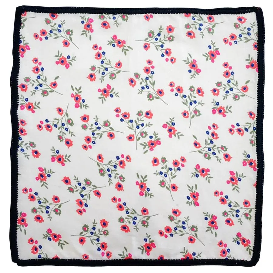 Strawberry Hamptons with Navy Blue Signature Border sold by Sebastian Cruz Couture product image thumbnail 2