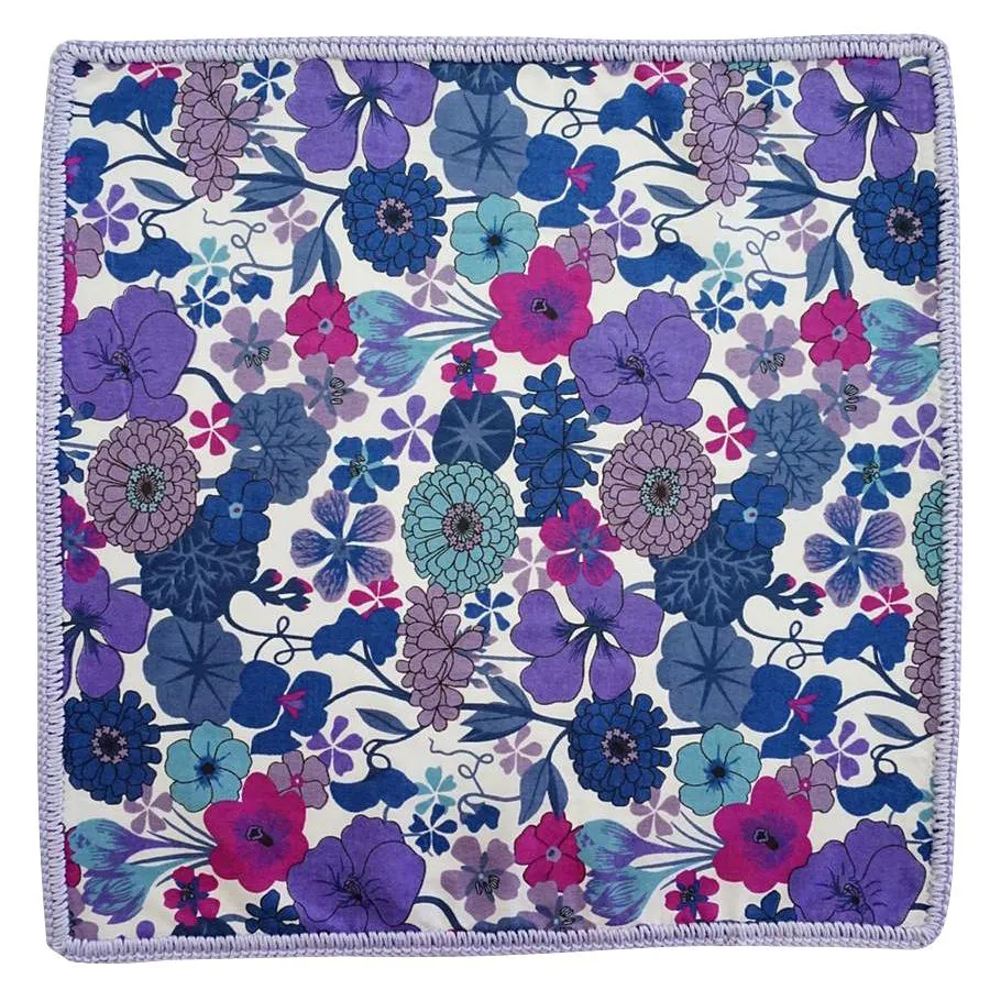 Purple Orchidea with Lilac Blue Signature Border sold by Sebastian Cruz Couture product image thumbnail 2