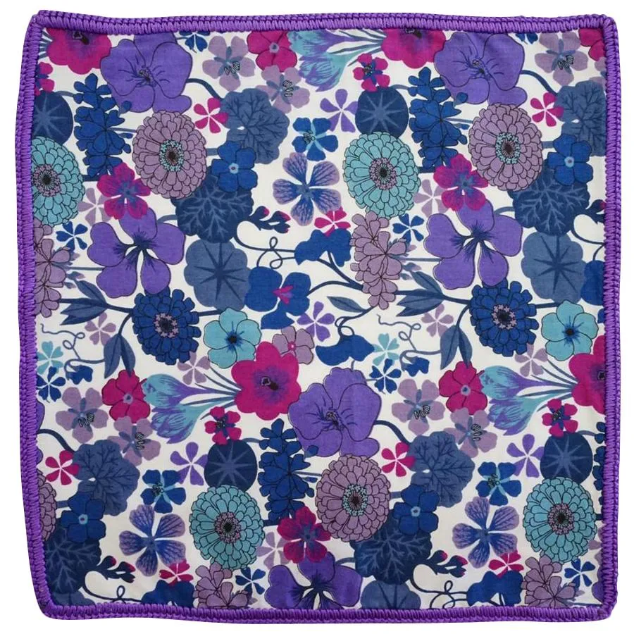 Purple Orchidea with Purple Signature Border sold by Sebastian Cruz Couture product image thumbnail 2