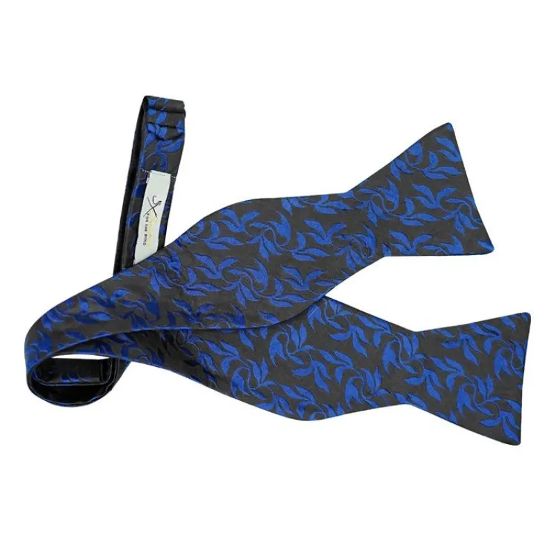 Navy Amur Bow Tie sold by Sebastian Cruz Couture
