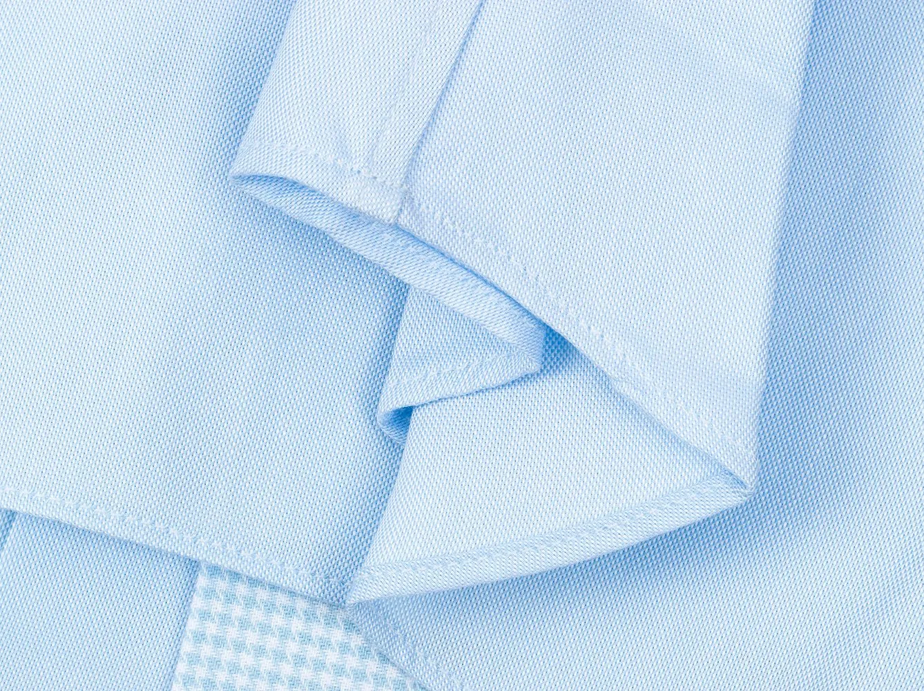 Bambino Blu Houndstooth Short Sleeve Shirt sold by Sebastian Cruz Couture product image thumbnail 4