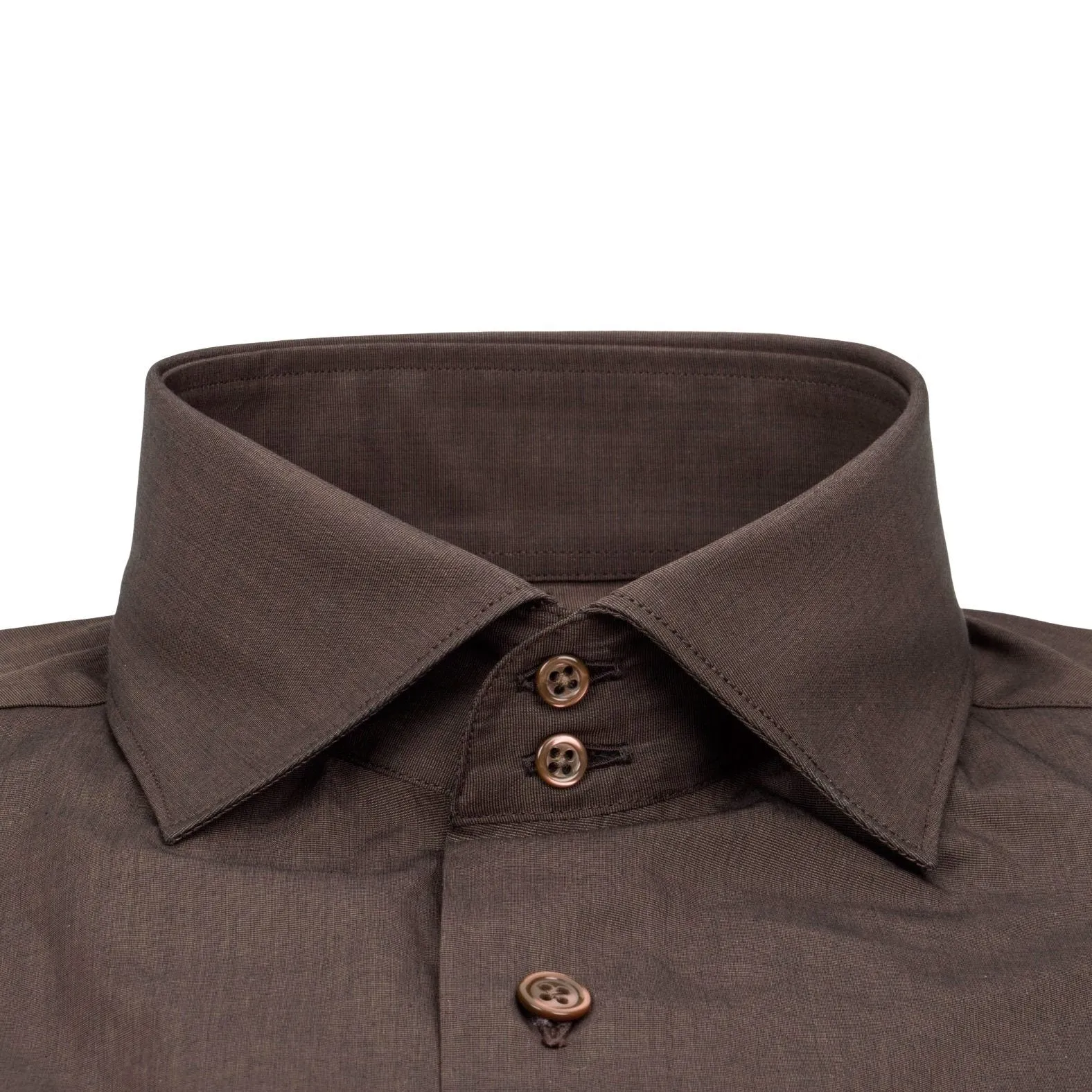Chocolate Dress Shirt sold by Sebastian Cruz Couture product image thumbnail 3