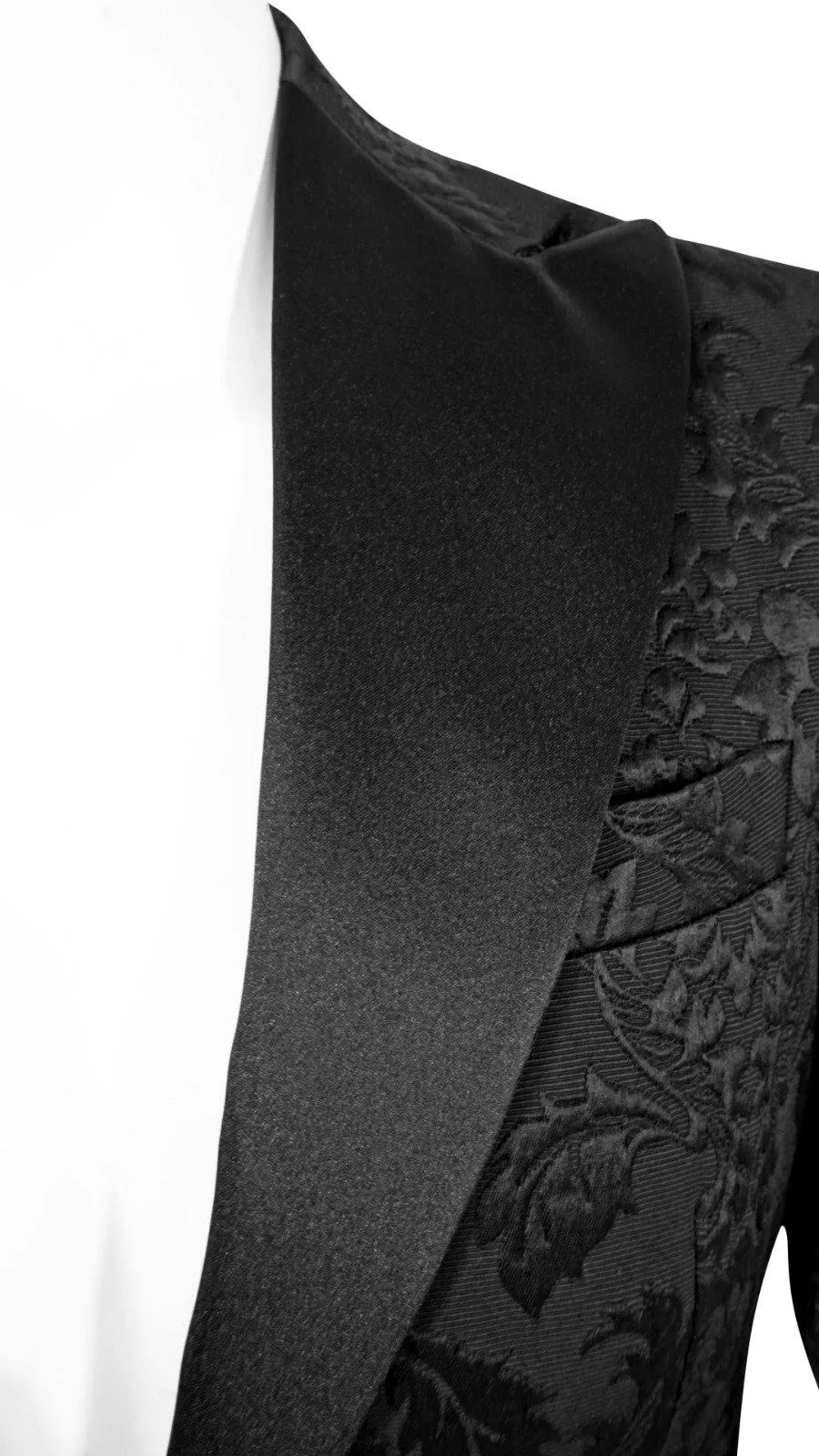 Black Fiore Jacket sold by Sebastian Cruz Couture product image thumbnail 4