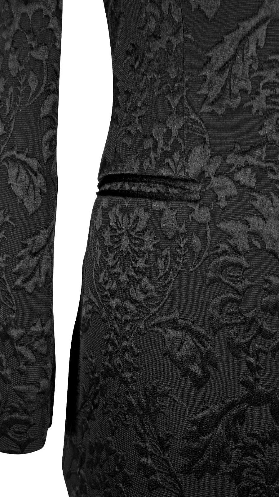 Black Fiore Jacket sold by Sebastian Cruz Couture product image thumbnail 5