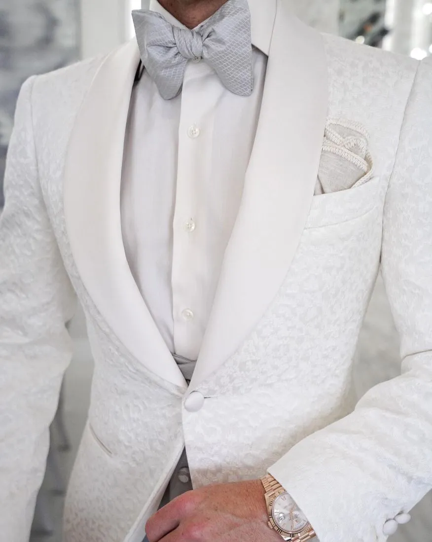 Vanilla Ghepardo Dinner Jacket sold by Sebastian Cruz Couture product image thumbnail 2