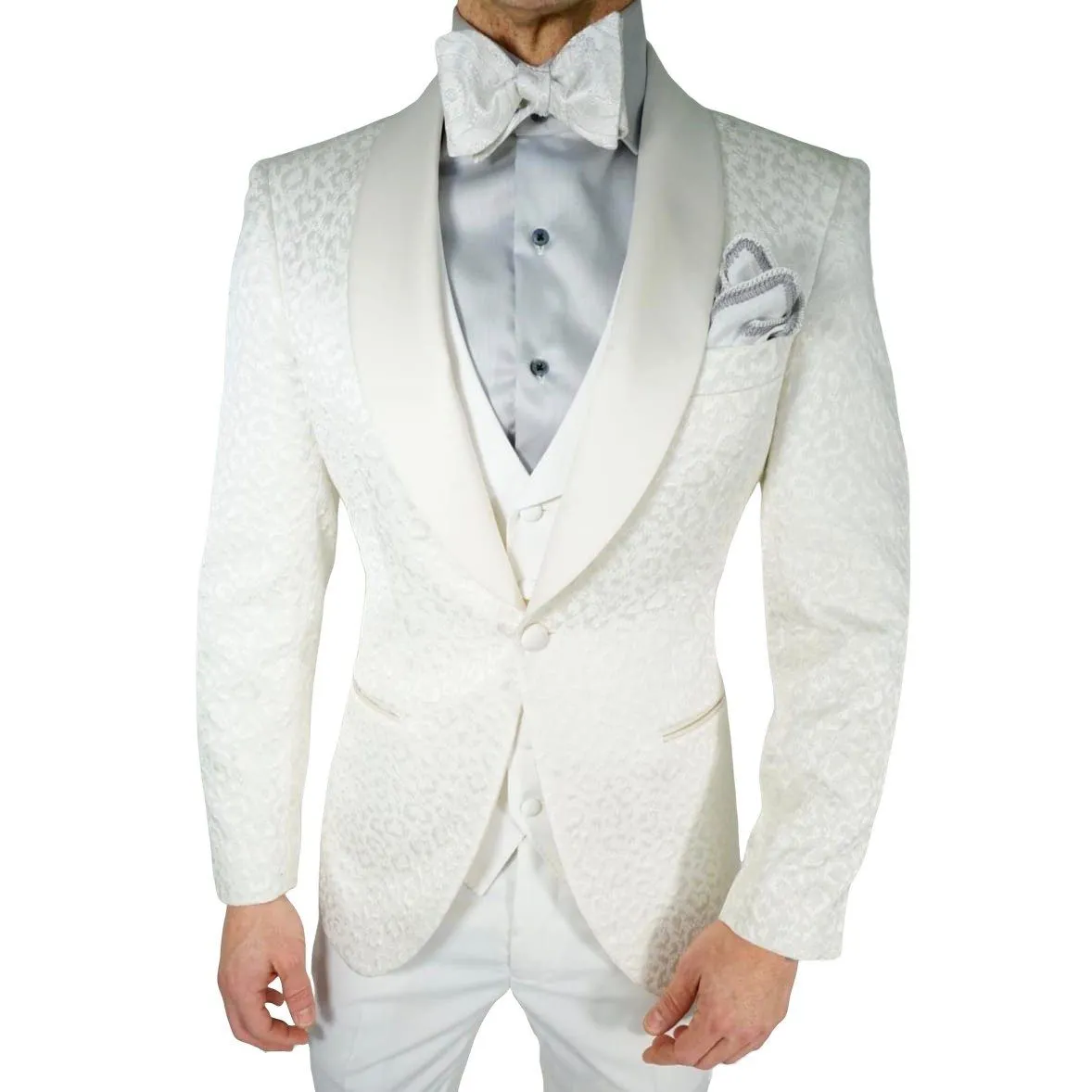 Vanilla Ghepardo Dinner Jacket sold by Sebastian Cruz Couture product image thumbnail 3